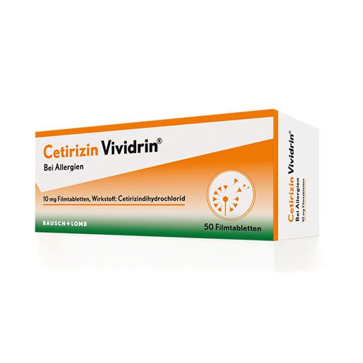 CETIRIZIN Vividrin 10 mg Filmtabletten* 50 St