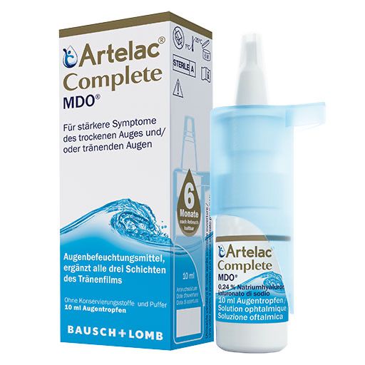 ARTELAC Complete MDO Augentropfen für trockene/tränende Augen 10 ml
