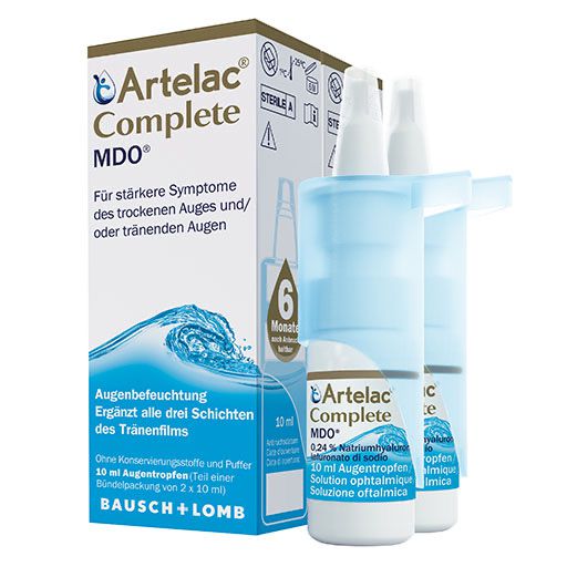ARTELAC Complete MDO Augentropfen für trockene/tränende Augen 2x10 ml