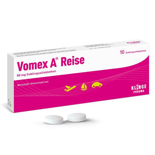VOMEX A Reise 50 mg Sublingualtabletten* 10 St