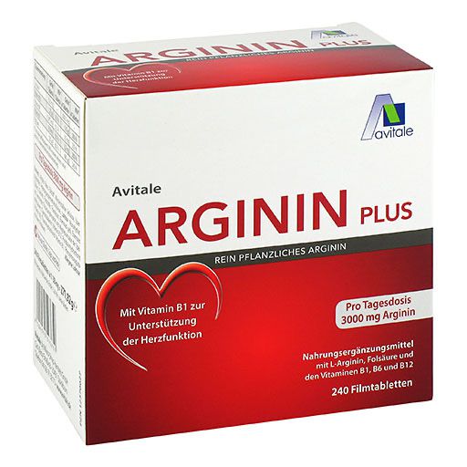 ARGININ PLUS Vitamin B1+B6+B12+Folsäure Filmtabl. 240 St  