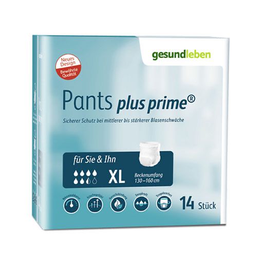 GESUND LEBEN Pants plus prime Gr. XL 14 St