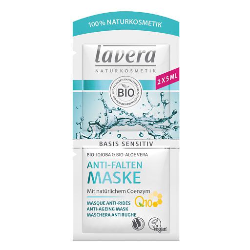 LAVERA basis sensitiv Anti-Falten Maske Q10 4spra. 2x5 ml