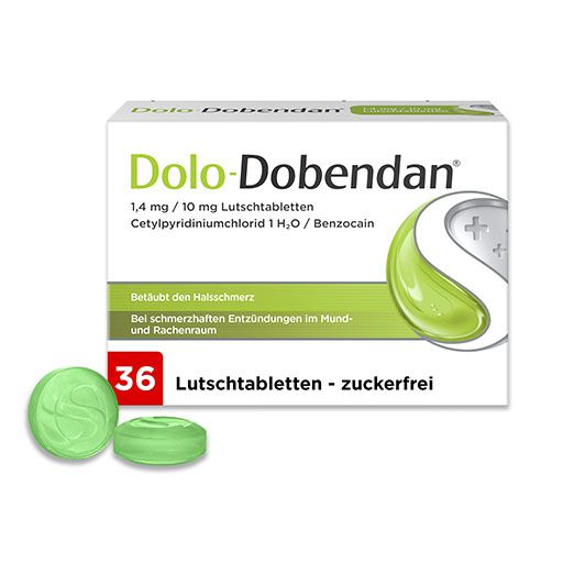 DOLO-DOBENDAN 1,4 mg/10 mg Lutschtabletten* 36 St