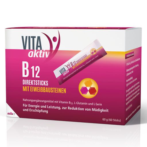 VITA AKTIV B12 Direktsticks mit Eiweißbausteinen 60 St  