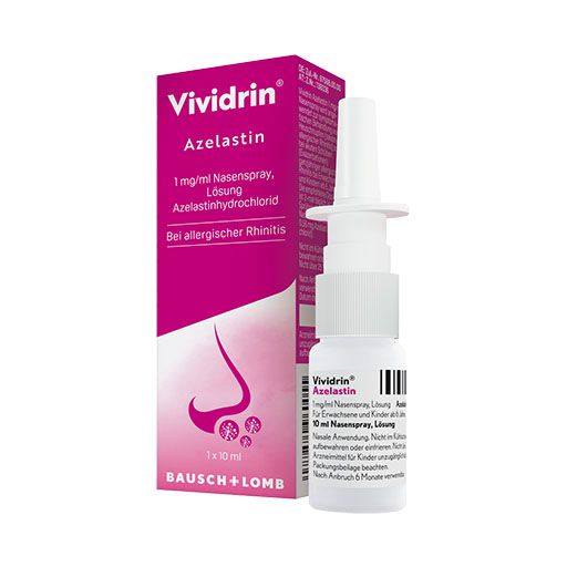 VIVIDRIN Azelastin 1 mg/ml Nasenspray bei Heuschnupfen und Allergien* 10 ml