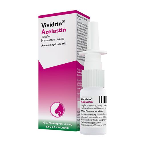 VIVIDRIN Azelastin 1 mg/ml Nasenspray bei Heuschnupfen und Allergien* 10 ml