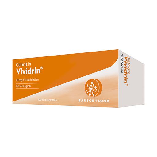 CETIRIZIN Vividrin 10 mg Filmtabletten* 100 St