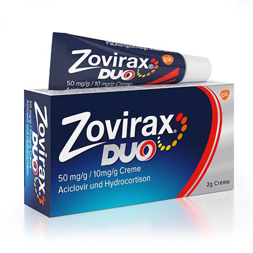 ZOVIRAX Duo 50 mg/g / 10 mg/g Creme* 2 g
