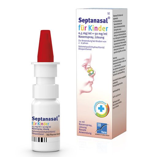 SEPTANASAL für Kinder 0,5 mg/ml + 50 mg/ml Nasens.* 10 ml