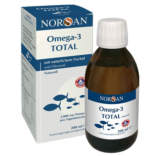 NORSAN Omega-3 Total Naturell flüssig 200 ml