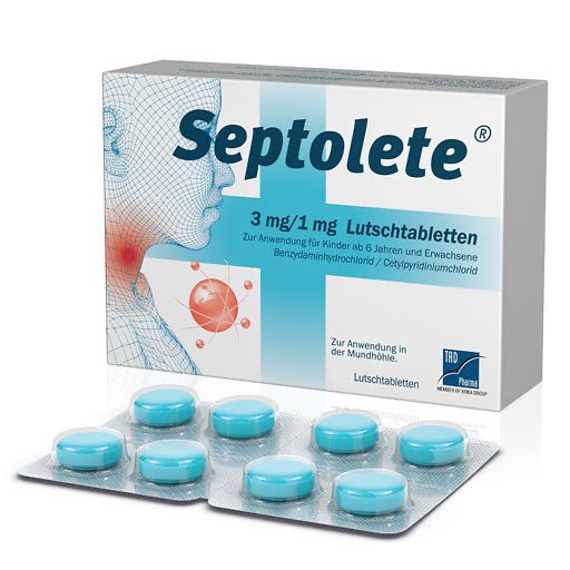 SEPTOLETE 3 mg/1 mg Lutschtabletten
