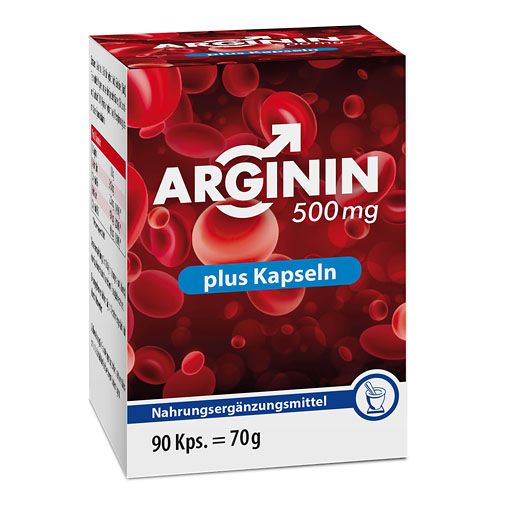 ARGININ 500 mg Plus Kapseln 90 St  