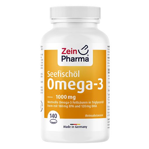 OMEGA-3 1000 mg Seefischöl Softgel-Kapseln hochdo. 140 St  