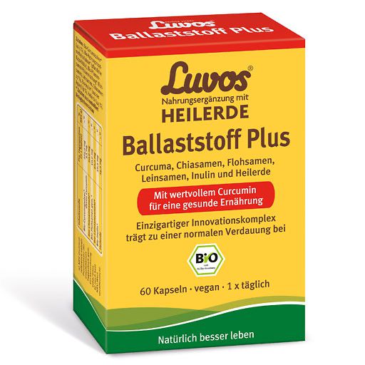 LUVOS Heilerde Bio Ballaststoff Plus Kapseln 60 St  