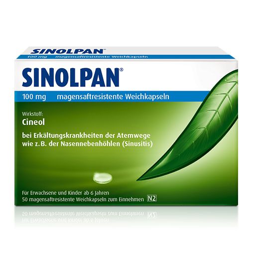 SINOLPAN 100 mg magensaftresistente Weichkapseln* 50 St