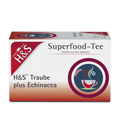H&S Traube plus Echinacea Filterbeutel 20x2,5 g