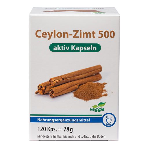 CEYLON-Zimt 500 aktiv Kapseln 120 St  
