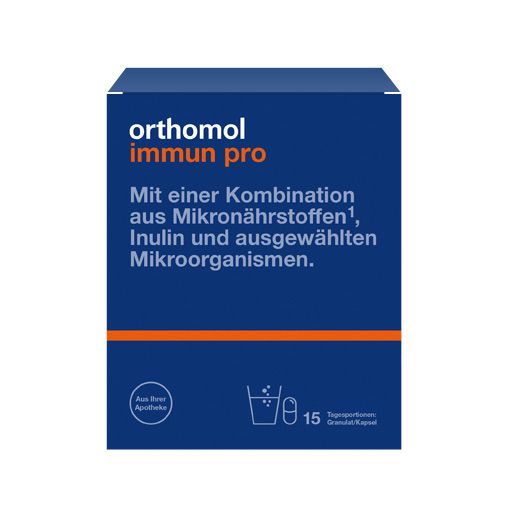 ORTHOMOL Immun pro Granulat/Kapseln Kombipack. 15 St  