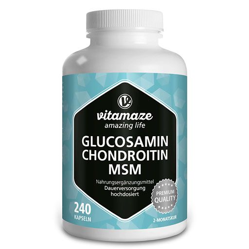 GLUCOSAMIN CHONDROITIN MSM Vitamin C Kapseln 240 St  