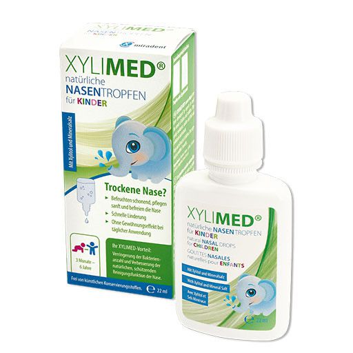 MIRADENT Xylimed Kid's natürliche Nasentropfen 22 ml