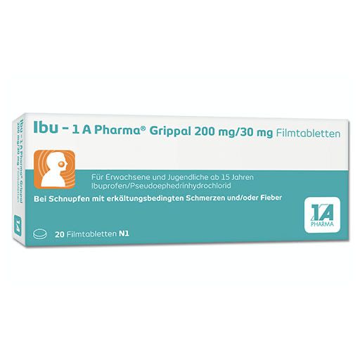 IBU-1A Pharma Grippal 200 mg/30 mg Filmtabletten* 20 St