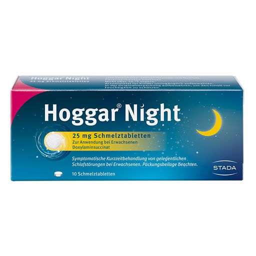 HOGGAR Night 25 mg Schmelztabletten* 10 St