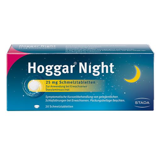 HOGGAR Night 25 mg Schmelztabletten* 20 St