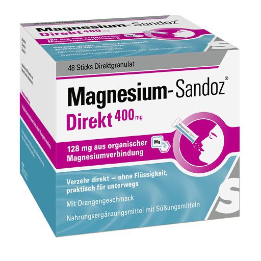 MAGNESIUM SANDOZ Direkt 400 mg Sticks 48 St  