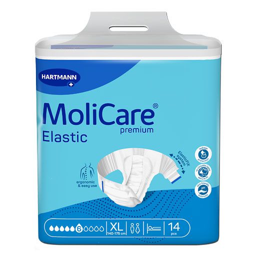 MOLICARE Premium Elastic Slip 6 Tropfen Gr. XL 14 St