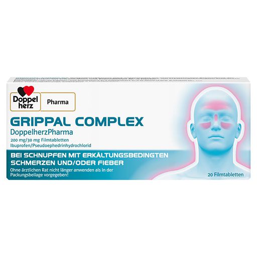 GRIPPAL COMPLEX DoppelherzPharma Filmtabletten* 20 St