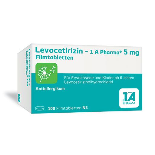 LEVOCETIRIZIN-1A Pharma 5 mg Filmtabletten* 100 St