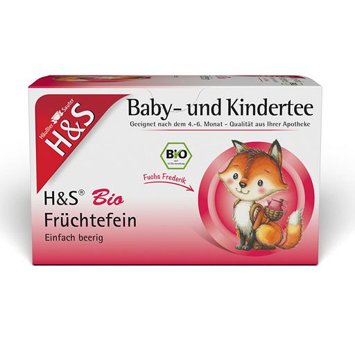H&S Bio Baby- u. Kindertee Früchtefein Filterbeutel 20x2,5 g