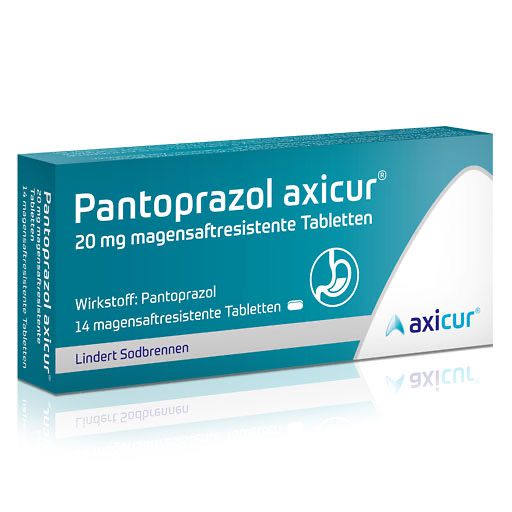 PANTOPRAZOL axicur 20 mg magensaftres. Tabletten* 14 St