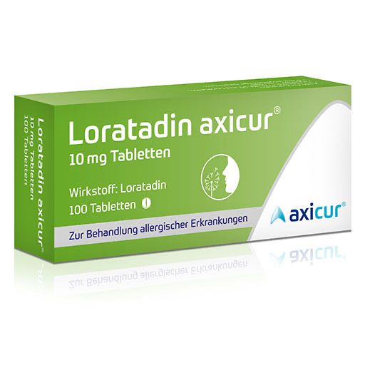LORATADIN axicur 10 mg Tabletten* 100 St