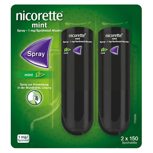 nicorette® mint Spray mit Nikotin* 2 St