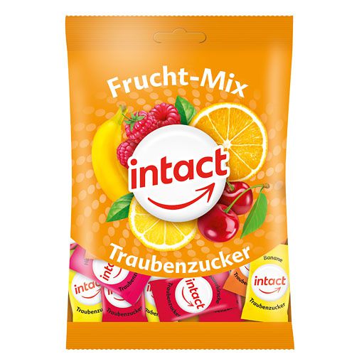 INTACT Traubenzucker Beutel Frucht-Mix 100 g