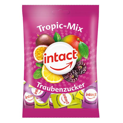 INTACT Traubenzucker Beutel Tropic-Mix 100 g