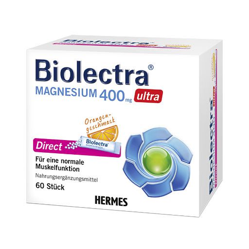 BIOLECTRA Magnesium 400 mg ultra Direct Orange 60 St  