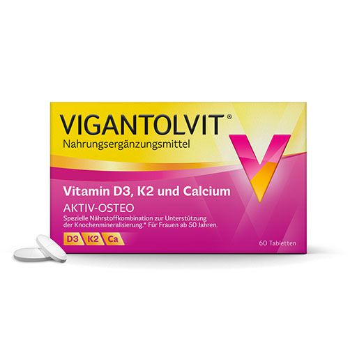 VIGANTOLVIT Vitamin D3 K2 Calcium Filmtabletten 60 St  