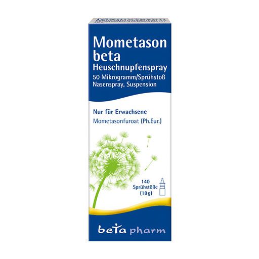 MOMETASON beta Heuschnupfenspray 50μg/Sp.140 Sp. St* 18 g