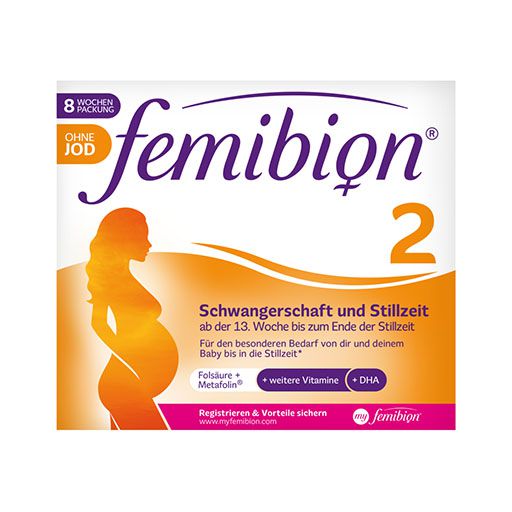 FEMIBION 2 Schwangerschaft+Stillzeit ohne Jod Kpg. 120 St  