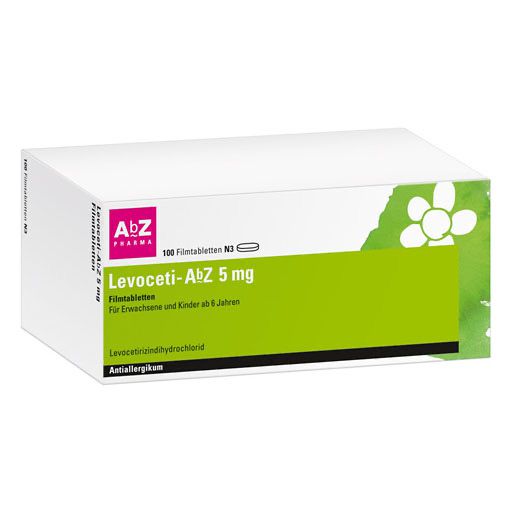 LEVOCETI-AbZ 5 mg Filmtabletten - bei Allergien* 100 St
