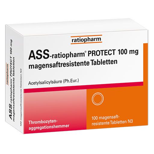ASS-ratiopharm PROTECT 100 mg magensaftr. Tabletten
