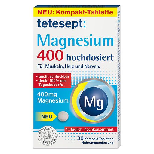 TETESEPT Magnesium 400 hochdosiert Tabletten 30 St  