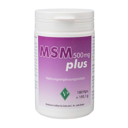 MSM 500 mg plus Kapseln 180 St  