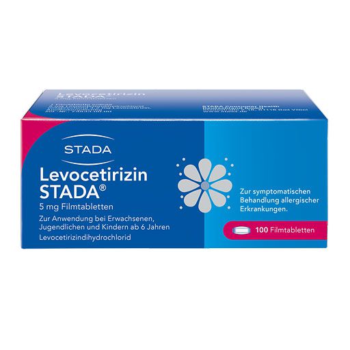 LEVOCETIRIZIN STADA 5 mg bei Allergie Filmtabletten* 100 St