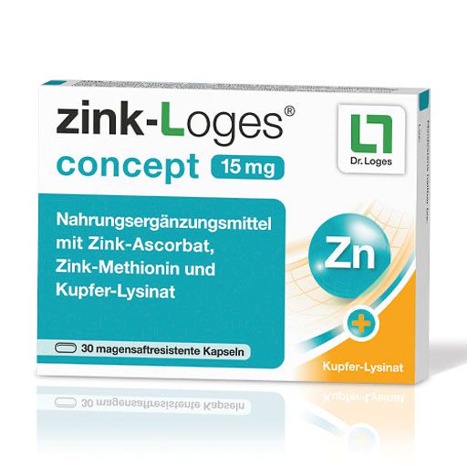 ZINK-LOGES concept 15 mg magensaftres. Kapseln 30 St  