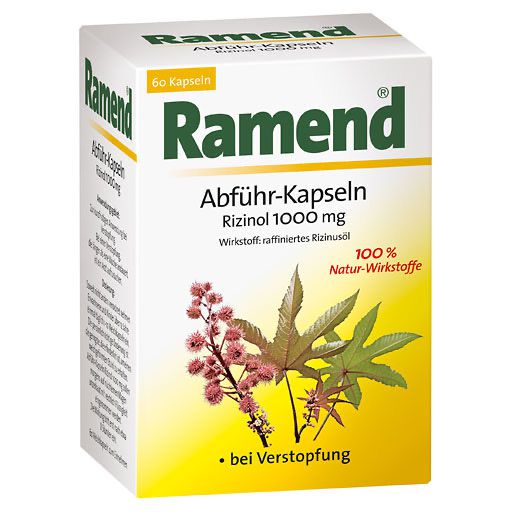 RAMEND Abführ-Kapseln Rizinol 1000 mg Weichkapseln* 60 St