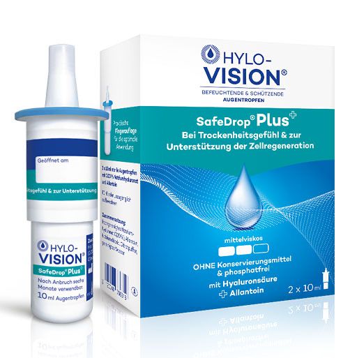 HYLO-VISION SafeDrop Plus Augentropfen 2x10 ml